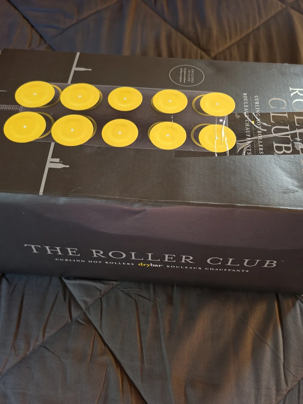 Drybar The Roller Club Curling Hot Rollers - Black with Yellow Accents